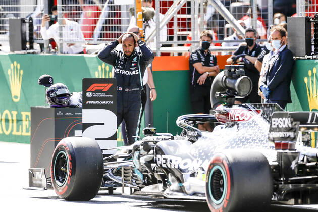 Motorsports: FIA Formula One World Championship, WM, Weltmeisterschaft 2020, Grand Prix of Austria, 44 Lewis Hamilton (GBR, Mercedes-AMG Petronas Formula One Team), Spielberg Austria