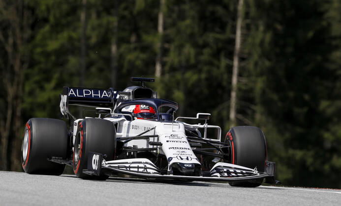 Motorsports: FIA Formula One World Championship, WM, Weltmeisterschaft 2020, Grand Prix of Austria, 26 Daniil Kvyat (RUS, Scuderia AlphaTauri Honda), Spielberg Austria