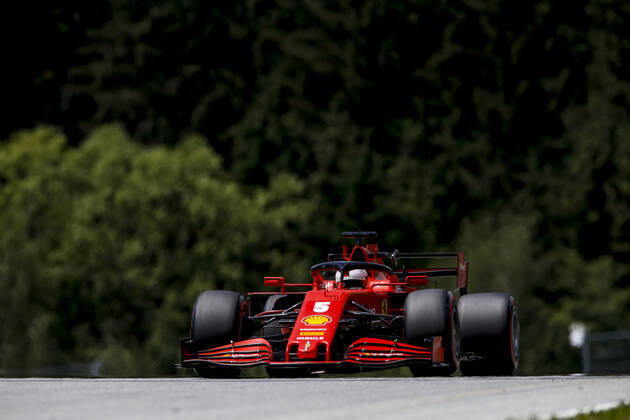 Motorsports: FIA Formula One World Championship, WM, Weltmeisterschaft 2020, Grand Prix of Austria, 5 Sebastian Vettel (GER, Scuderia Ferrari Mission Winnow), Spielberg Austria