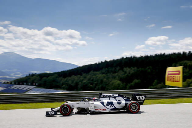 Motorsports: FIA Formula One World Championship, WM, Weltmeisterschaft 2020, Grand Prix of Austria, 26 Daniil Kvyat (RUS, Scuderia AlphaTauri Honda), Spielberg Austria