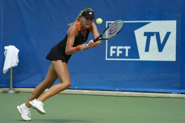 Kristina Mladenovic Tennis : Tournoi Challenge Elite FFT - Nice - 07 07 2020 NorbertScanella PanoramiC 