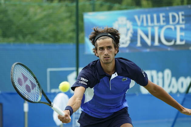 Pierre Hugues Herbert Tennis : Tournoi Challenge Elite FFT - Nice - 07 07 2020 NorbertScanella PanoramiC 