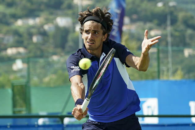 Pierre Hugues Herbert Tennis : Tournoi Challenge Elite FFT - Nice - 07 07 2020 NorbertScanella PanoramiC 