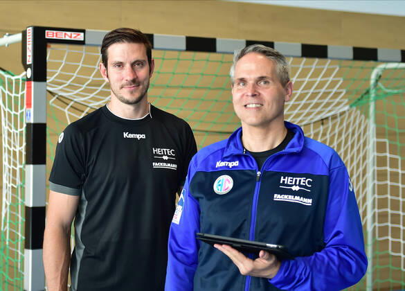 09 07 2020 Handball Season 2020 2021 Training start HC Erlangen HCE OGo Michael Haaß Trainer HC Erlangen HCE Thomas Hankel Co Trainer HC Erlangen HCE