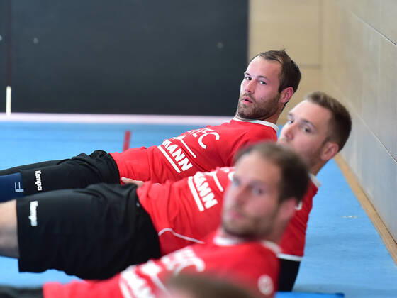 09 07 2020 Handball Season 2020 2021 Training start HC Erlangen HCE OGo Steffen Fäth 13, HC Erlangen HCE Klemen Ferlin 22, HC Erlangen HCE