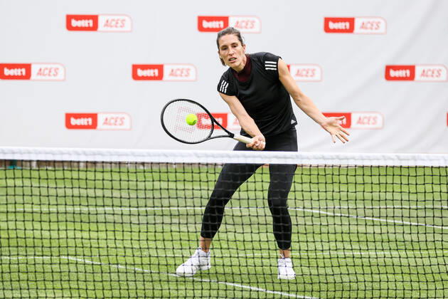 Andrea Petkovic GER , bett1ACES, Berlin, LTTC Red White Steffi Graf Stadium, 11 07 2020,