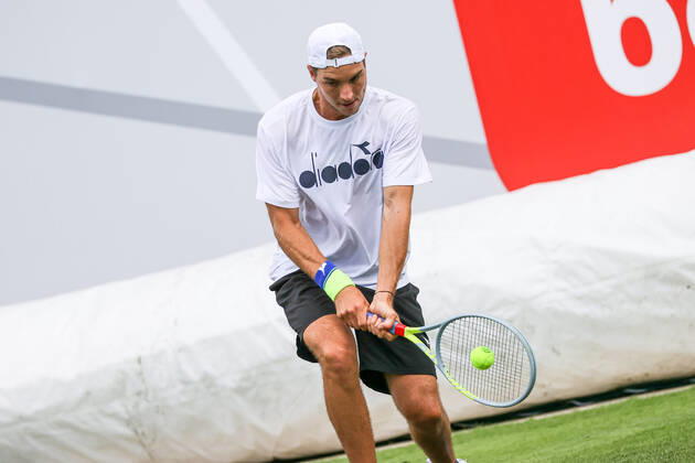 Jan Lennard Struff GER , bett1ACES, Berlin, LTTC Red White Steffi Graf Stadium, 11 07 2020,