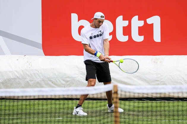 Jan Lennard Struff GER , bett1ACES, Berlin, LTTC Red White Steffi Graf Stadium, 11 07 2020,