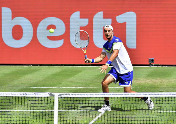 13 07 2020, xlakx, Sport Tennis, bett1Aces 2020 in Berlin emspor, l Jan Lennard Struff GER Berlin