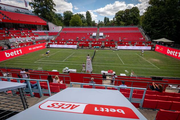 Tennis Berlin 13 07 2020 Bett1aces Tournament Steffi Graf Stadion Sportst°tte few spectators Corona Security concept