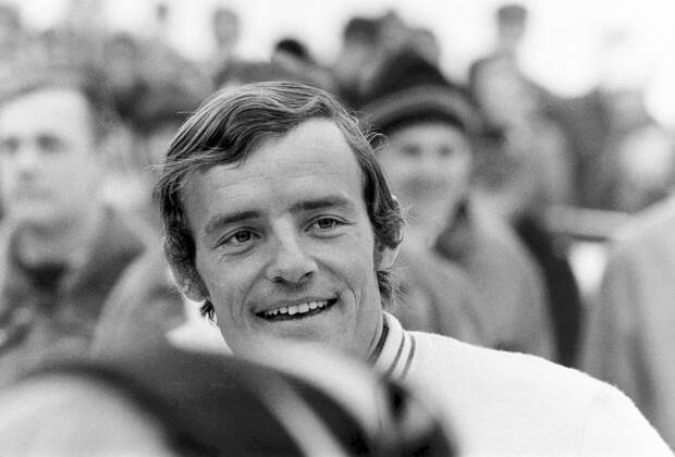 690223 Triple gold medalist in alpine skiing at The Winter Olympic Games, Olympische Spiele, Olympia, OS in Grenoble 1968 Jean-Claude Killy of France is seen during a tour of Sweden on February 23, 1969 in Stockholm. BILDBYRAN  Copyright: BILDBYRAN BB690223BB002