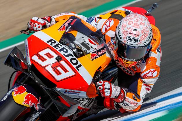 First free practice for all motorcycle categories at the Jerez circuit before the Spanish Grand Prix to be held this weekend Jerez, July 17, 2020 Marc Marquez Circuito de Jerez Angel Nieto Cordon Press  xx xx