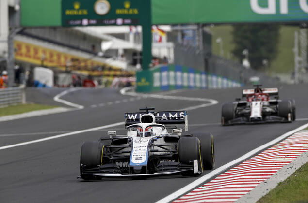 Motorsports: FIA Formula One World Championship, WM, Weltmeisterschaft 2020, Grand Prix of Hungary, 63 George Russell (GBR, Williams Racing), Budapest Hungary