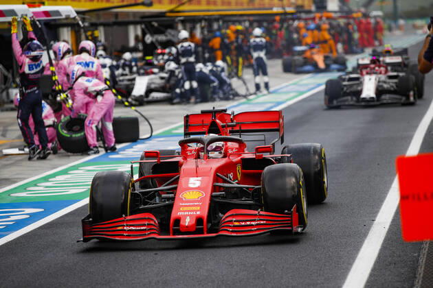 Motorsports: FIA Formula One World Championship, WM, Weltmeisterschaft 2020, Grand Prix of Hungary, 5 Sebastian Vettel (GER, Scuderia Ferrari Mission Winnow), Budapest Hungary