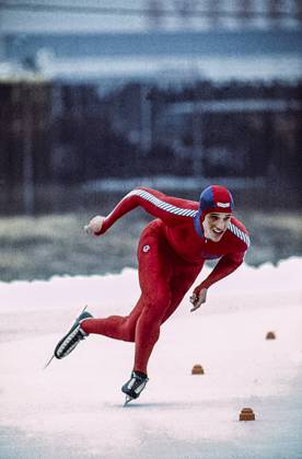 Speed skating, Eisschnelllauf Eric Heiden Speed skater Eric Heiden (USA) training at the Wisconsin Olympic Ice Rink in West Allis, Wisconsin prior to the 1980 Olympic Winter games, Winterspiele,Spiele, Summer games West Allis Wisconsin Olympic Ice Rink Wisconsin United States Copyright: xPaulxJxSutton DUOMO PCNx SS0101_049712