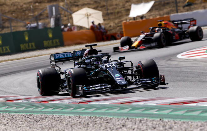 Motorsports FIA Formula One World Championship 2020, Grand Prix of Spain, 44 Lewis Hamilton GBR, Mercedes AMG Petronas Formula One Team, Barcelona Spain