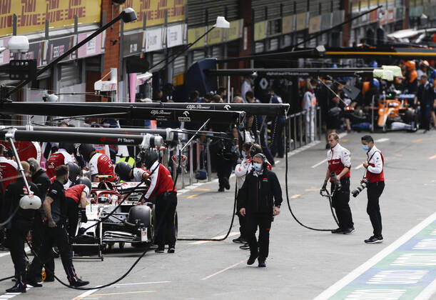 Motorsports FIA Formula One World Championship 2020, Grand Prix of Belgium, 99 Antonio Giovinazzi ITA, Alfa Romeo Racing ORLEN , Spa Francorchamps Belgium
