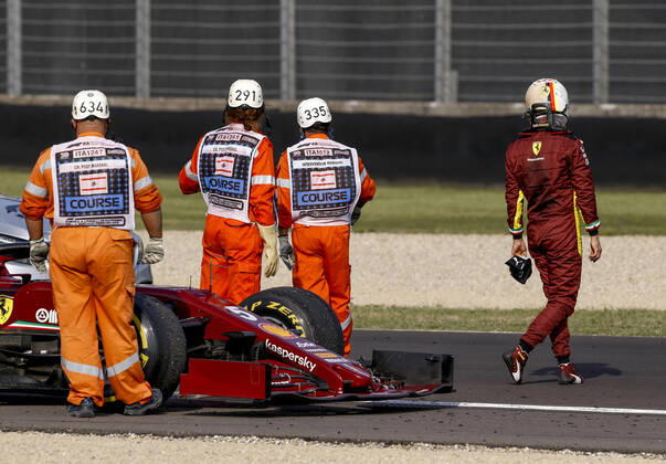 Motorsports FIA Formula One World Championship 2020, Grand Prix of Tuscany, 5 Sebastian Vettel GER, Scuderia Ferrari Mission Winnow , Scarperia Italy