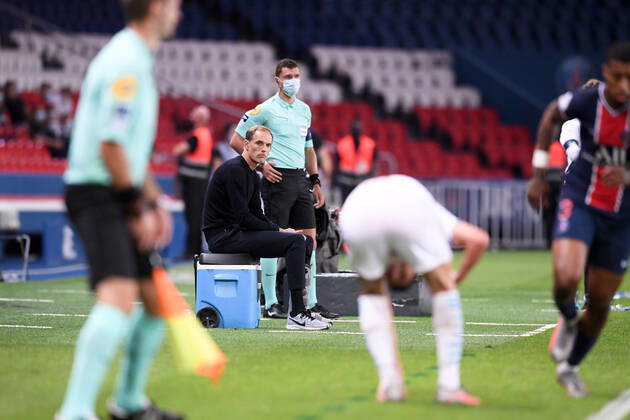 THOMAS TUCHEL (ENTRAINEUR PSG) FOOTBALL : Paris SG vs Marseille - Ligue 1 Uber Eats - 13 09 2020 FEP Panoramic