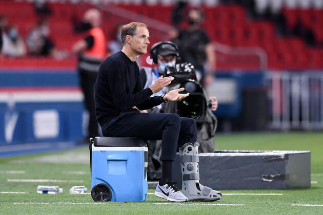 THOMAS TUCHEL (ENTRAINEUR PSG) FOOTBALL : Paris SG vs Marseille - Ligue 1 Uber Eats - 13 09 2020 FEP Panoramic