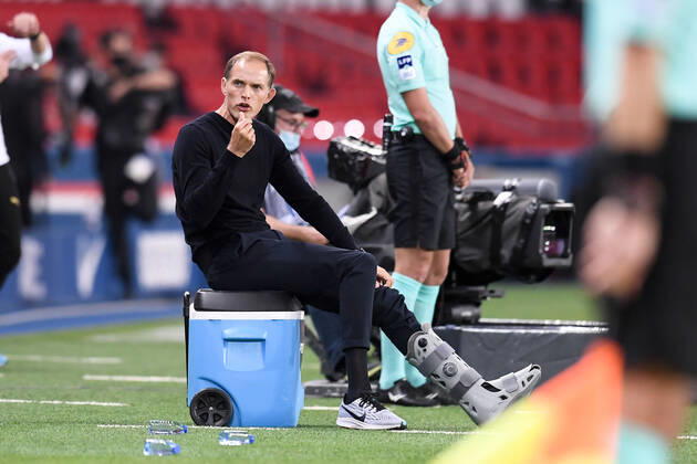 THOMAS TUCHEL (ENTRAINEUR PSG) FOOTBALL : Paris SG vs Marseille - Ligue 1 Uber Eats - 13 09 2020 FEP Panoramic
