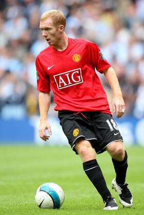 Paul Scholes Manchester United, ManU Fc Manchester City V Manchester United City Of Manchester Stadium, Manchester, England 19 August 2007 Copyright: Allstar MichaelxMayhe 12878790