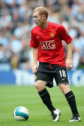 Paul Scholes Manchester United, ManU Fc Manchester City V Manchester United City Of Manchester Stadium, Manchester, England 19 August 2007 Copyright: Allstar MichaelxMayhe 12878791