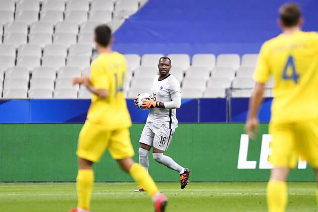 16 STEVE MANDANDA (FRA) FOOTBALL : France vs Ukraine - Match Amical - 07 10 2020 FEP Panoramic