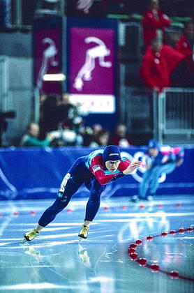 Speed skating, Eisschnelllauf Bonnie Blair Bonnie Blair (USA) at the 1994 Olympic Winter games, Winterspiele,Spiele, Summer games Lillehammer Hamar Olympic Hall Norway Copyright: xStevenxExxSutton DUOMO PCNx SS0102_092751