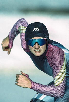 Archivbilder der Woche Sport KW41 Speed skating, Eisschnelllauf Bonnie Blair Copyright: xDUOMO PCNx SS0103_079069