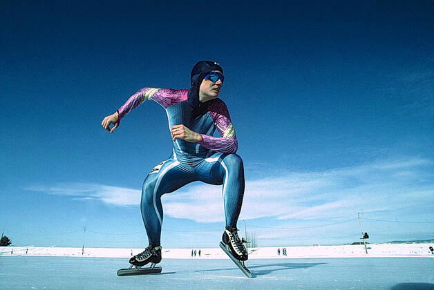Archivbilder der Woche Sport KW41 Speed skating, Eisschnelllauf Bonnie Blair Copyright: xDUOMO PCNx SS0103084047