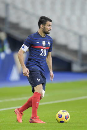 Leo Dubois (France) FOOTBALL : France vs Finlande - Match Amical - stade de France - 11 11 2020 JBAutissier Panoramic 