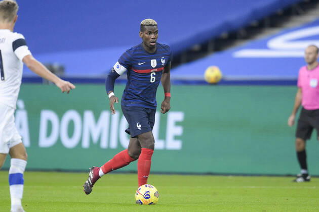 Paul Pogba (France) FOOTBALL : France vs Finlande - Match Amical - stade de France - 11 11 2020 JBAutissier Panoramic 