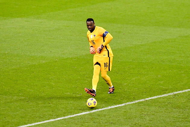 16 STEVE MANDANDA (FRA) FOOTBALL : France vs Finlande - Match Amical - 11 11 2020 FEP Panoramic
