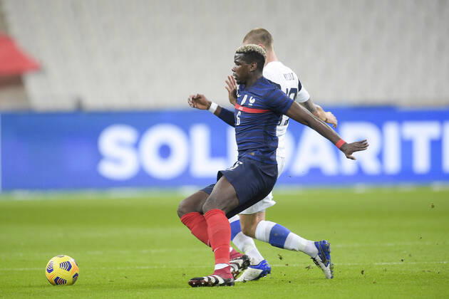 Paul Pogba (France) FOOTBALL : France vs Finlande - Match Amical - stade de France - 11 11 2020 JBAutissier Panoramic 
