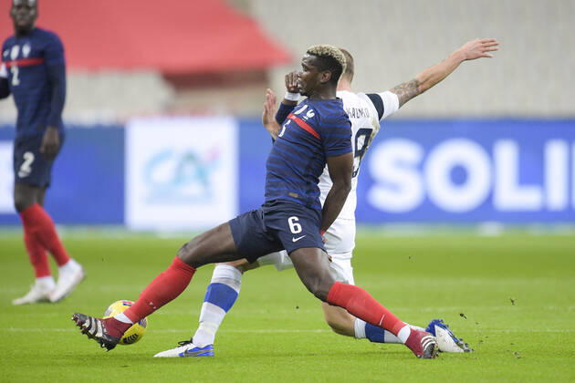 Paul Pogba (France) FOOTBALL : France vs Finlande - Match Amical - stade de France - 11 11 2020 JBAutissier Panoramic 