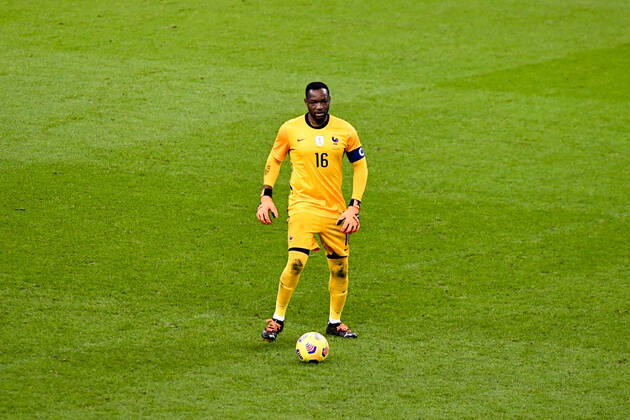 16 STEVE MANDANDA (FRA) FOOTBALL : France vs Finlande - Match Amical - 11 11 2020 FEP Panoramic