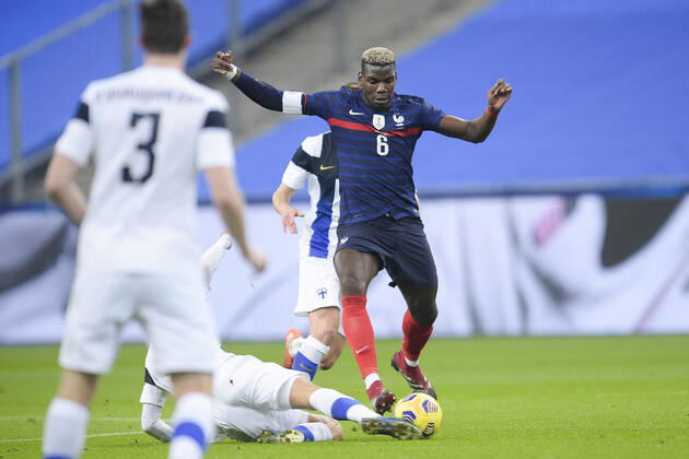 Paul Pogba (France) FOOTBALL : France vs Finlande - Match Amical - stade de France - 11 11 2020 JBAutissier Panoramic 