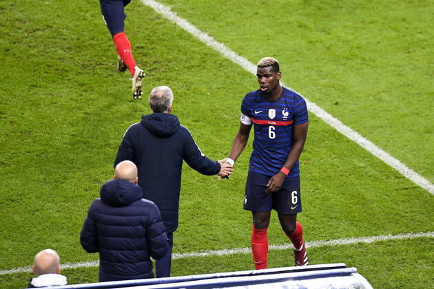 REMPLACEMENT - FAIR PLAY - 06 PAUL POGBA (FRA) - DECEPTION FOOTBALL : France vs Finlande - Match Amical - 11 11 2020 FEP Panoramic 
