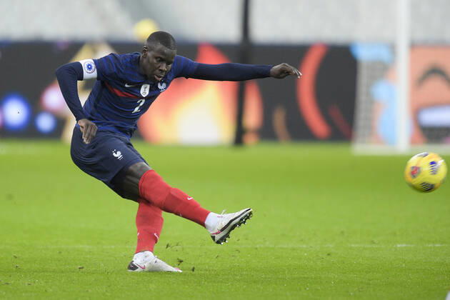 Kurt Zuma (France) FOOTBALL : France vs Finlande - Match Amical - stade de France - 11 11 2020 JBAutissier Panoramic 