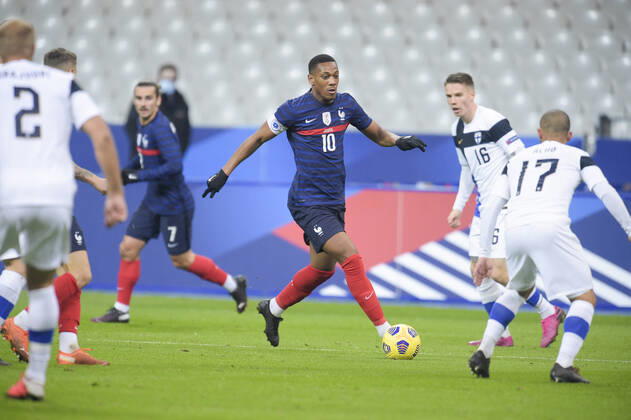 Anthony Martial (France) FOOTBALL : France vs Finlande - Match Amical - stade de France - 11 11 2020 JBAutissier Panoramic 