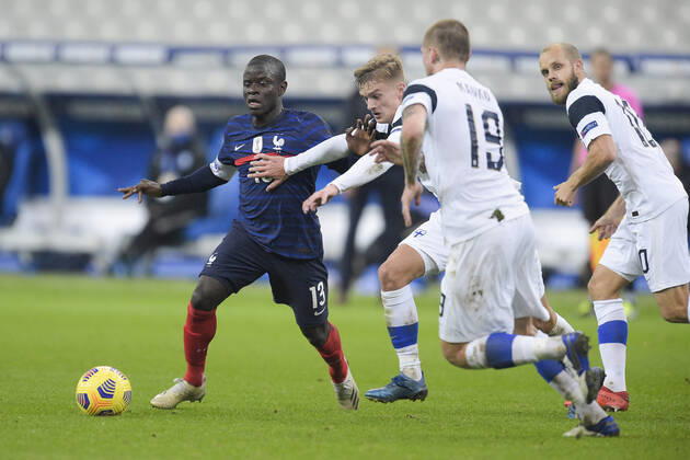 KANTE NGOLO (France) FOOTBALL : France vs Finlande - Match Amical - stade de France - 11 11 2020 JBAutissier Panoramic 
