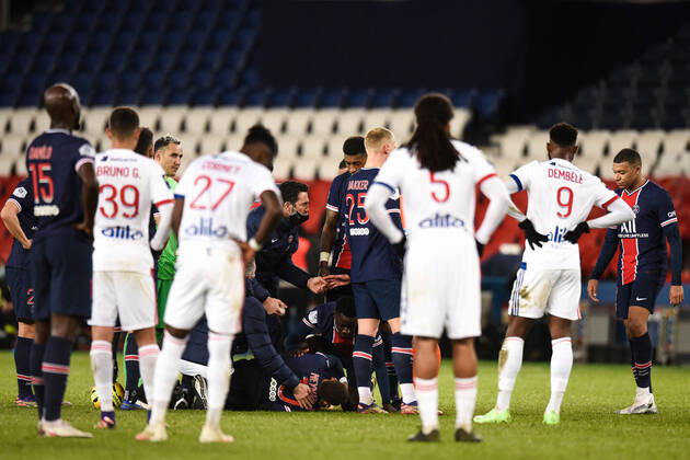 FOOTBALL : Paris Saint Germain vs Olimpique Lyonnais - Ligue 1 - Paris - 13 12 2020 FedericoPestellini Panoramic