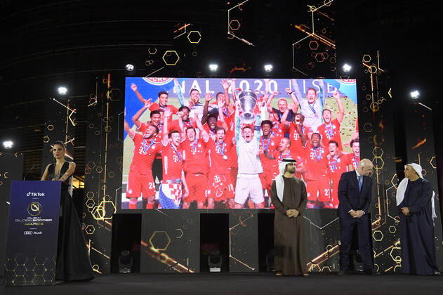 Fußball, Dubai Globe Soccer Award 2020 - Bester Verein des Jahres FC Bayern München