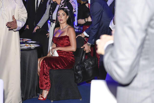 Fußball, Dubai Globe Soccer Award 2020 - Georgina Rodriguez, Freundin von Cristiano Ronaldo