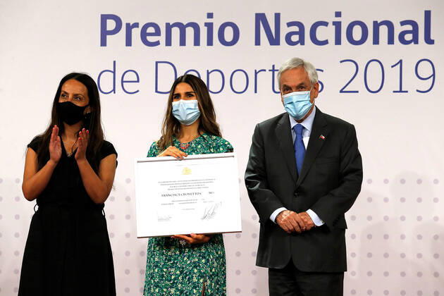 Chile, Sebastian Pinera übergibt Nationalen Sportpreis in Santiago