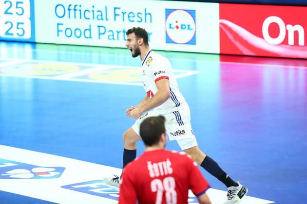 Nedim Remili (France) HANDBALL : France vs Serbie - Qualifications EHF EURO 2022 - 09 01 2021 KevinDomas Panoramic