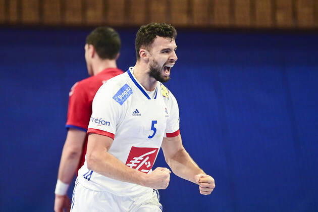 Nedim Remili (France) HANDBALL : France vs Serbie - qualifications a l EHF EURO 2022 - Creteil 09 01 2021 JBAutissier Panoramic