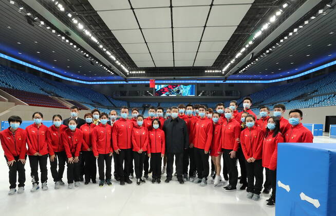 Olympia Winter 2022 in Peking, Xi Jinping prüft Fertigstellung der Sportstätten
