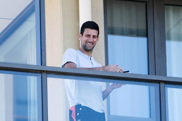 Tennis, Australia Open, players must spend quarantine in hotel
